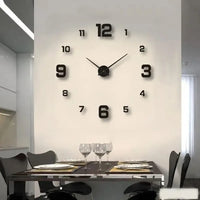 DIY Frameless Wall Clock