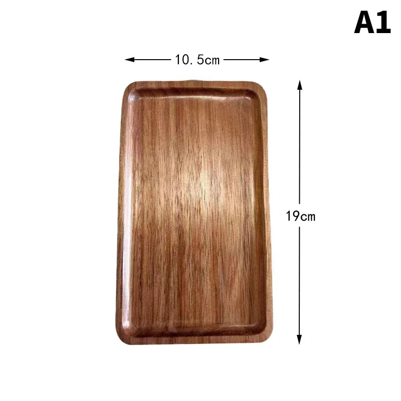 Solid Wood Food Tray