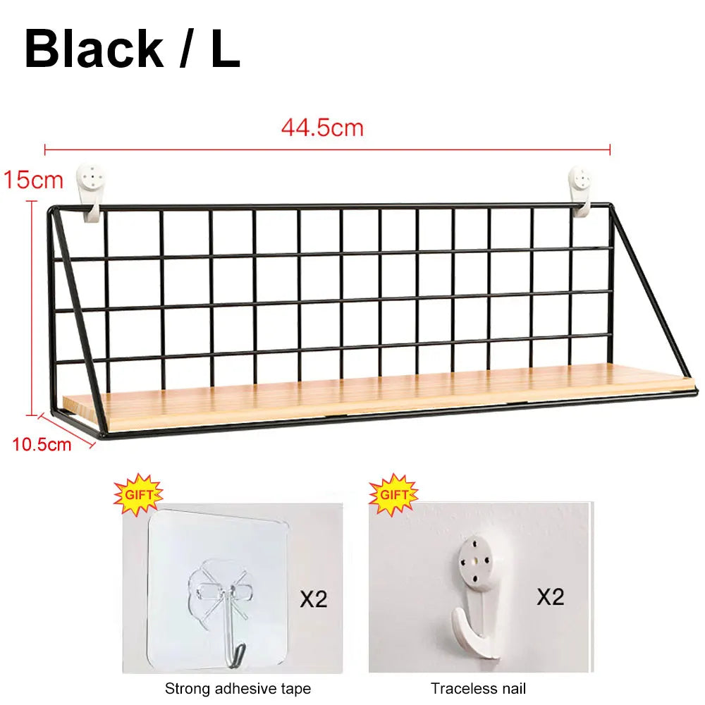 Drill-Free Wall Shelves