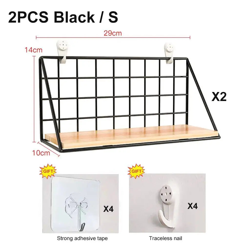 Drill-Free Wall Shelves