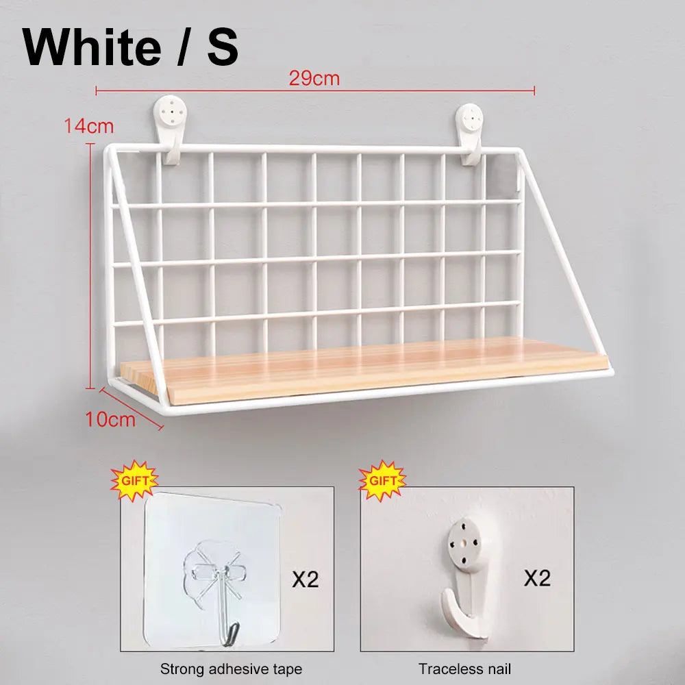Drill-Free Wall Shelves