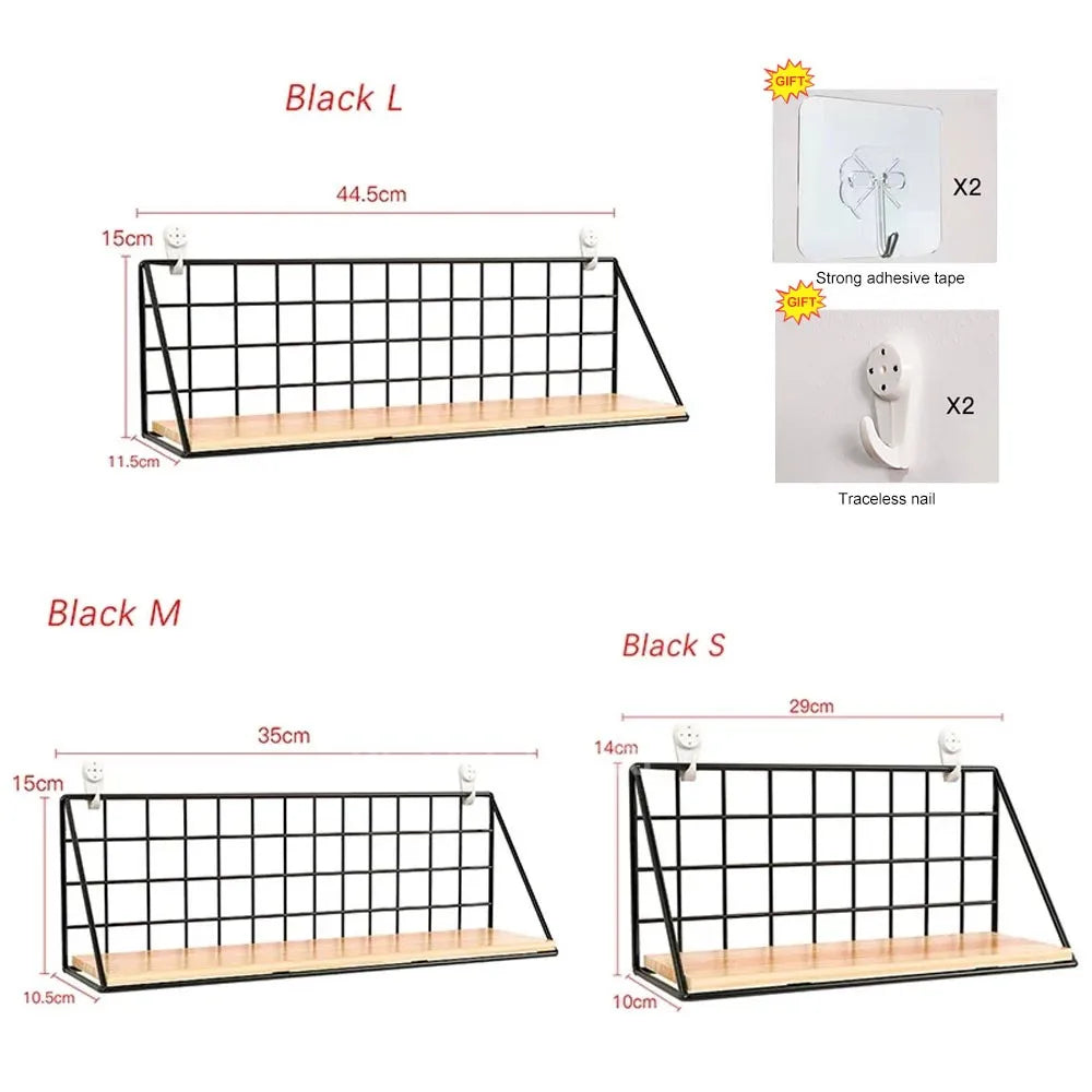 Drill-Free Wall Shelves