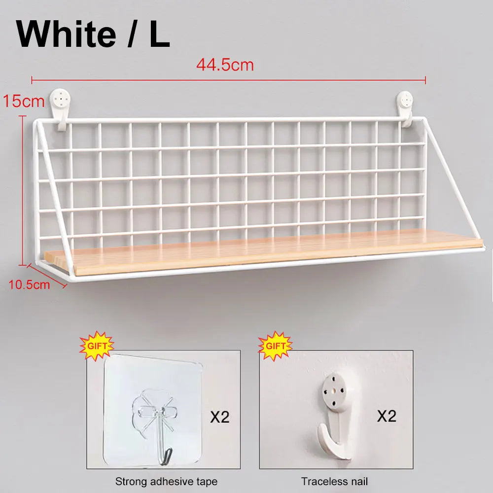 Drill-Free Wall Shelves