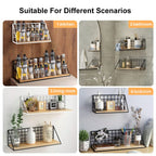 Drill-Free Wall Shelves