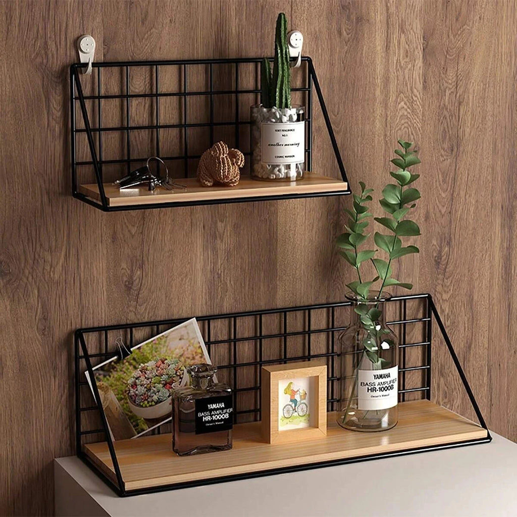 Drill-Free Wall Shelves