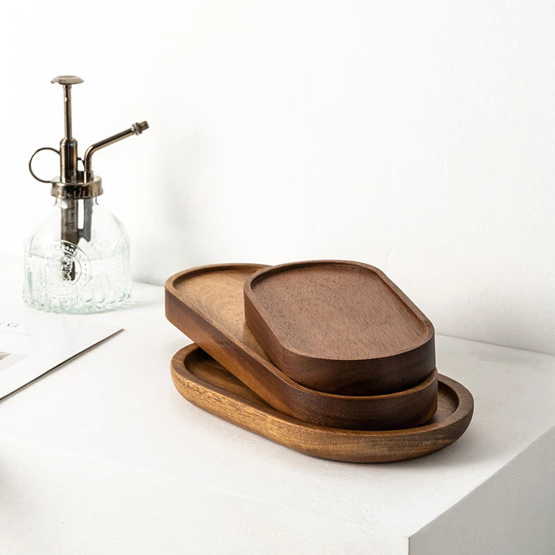 Solid Wood Food Tray