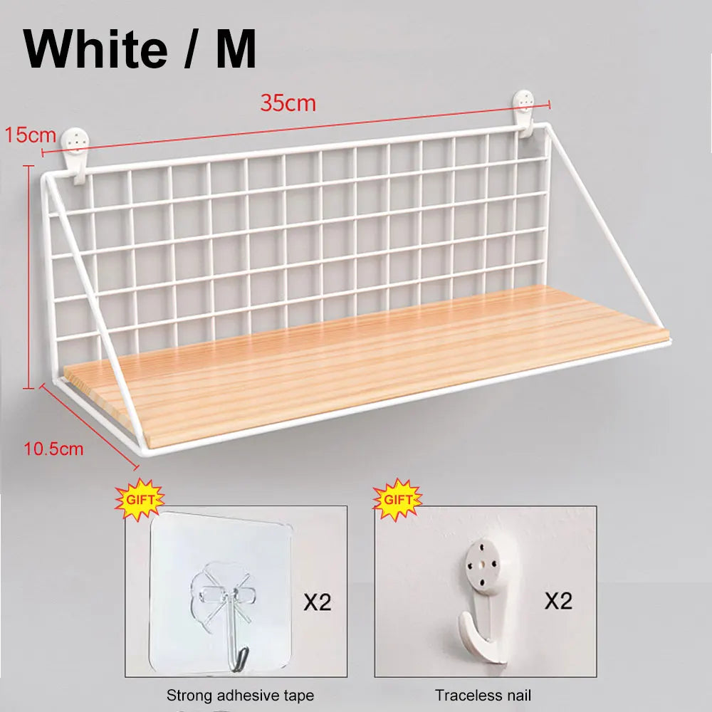 Drill-Free Wall Shelves